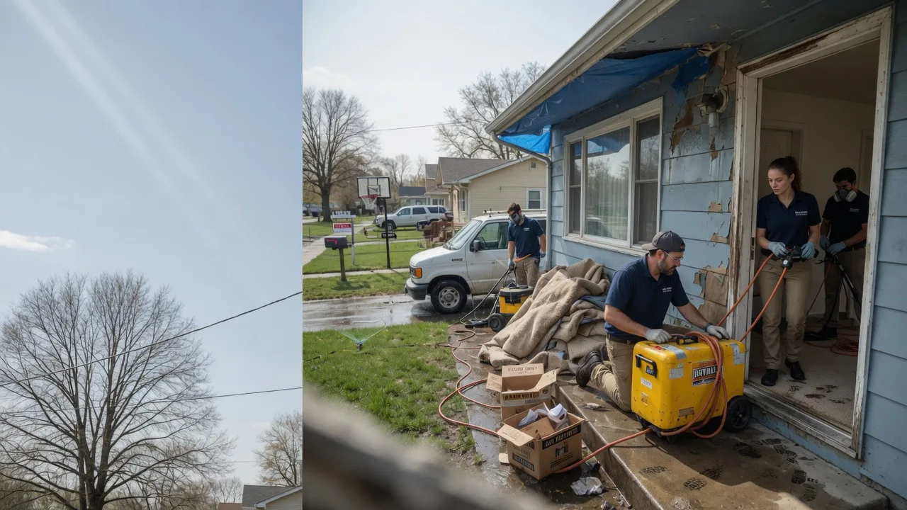 Basement Flood Cleanup in Venedocia, OH near me